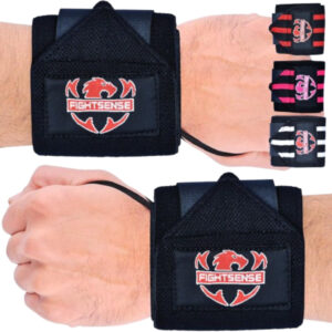 Muñequeras para levantamiento de pesas FIGHTSENSE Wrist wraps