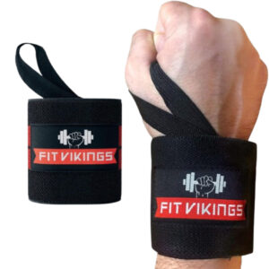 Muñequeras para levantamiento de pesas Fit Vikings  Wrist wraps