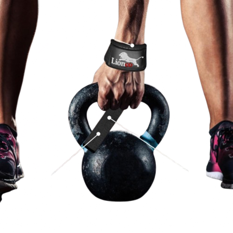 Correas de muñeca para levantamiento de pesas LIONCO Straps - Imagen 3