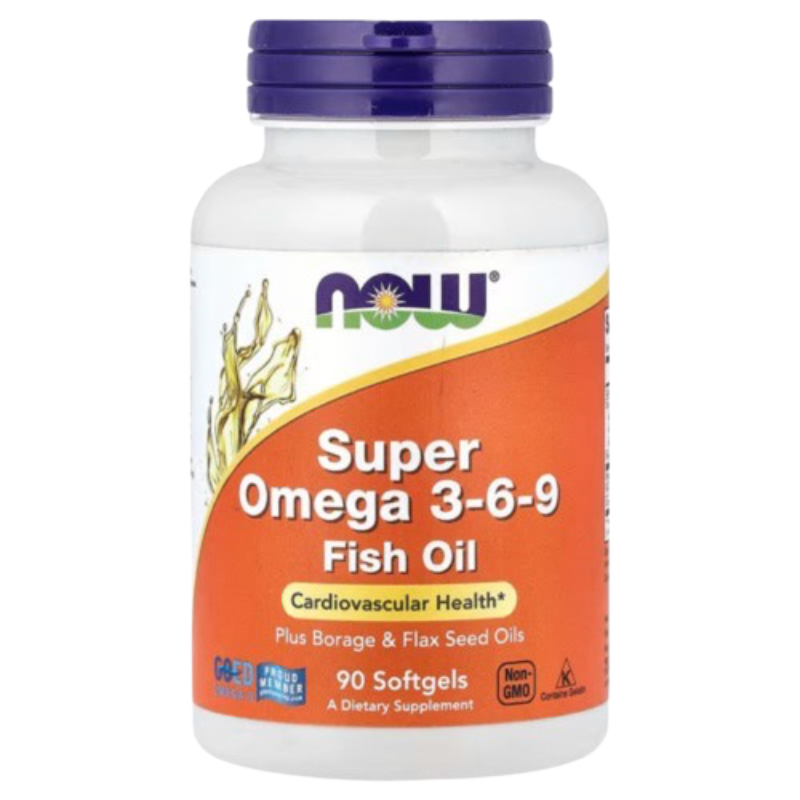 Omega 3 6 9 Super Omega 3 6 9 Now Foods 1200 mg 90 softgels - Imagen 4