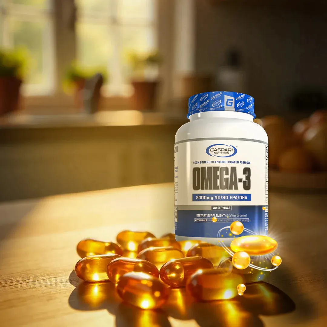 Omega 3 Gaspari Nutrition 2400 mg DHA 720 EPA 960 60 softgels - Imagen 5