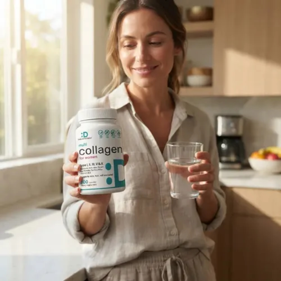 Colágeno Péptidos Membrana Cáscara de Huevo Ácido Hialurónico Biotina Queratina Saw Palmetto Sílice vitamina C Fórmula 11 En Uno Deal Supplement 300 Cap - Imagen 8