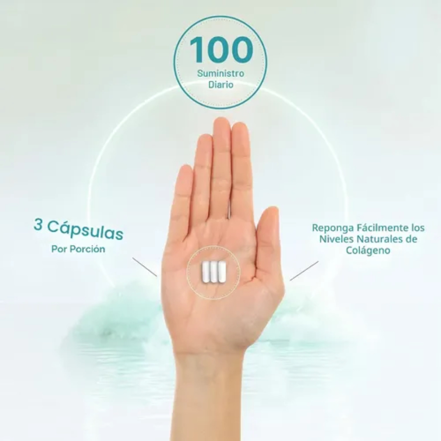 Colágeno Péptidos Membrana Cáscara de Huevo Ácido Hialurónico Biotina Queratina Saw Palmetto Sílice vitamina C Fórmula 11 En Uno Deal Supplement 300 Cap - Imagen 5